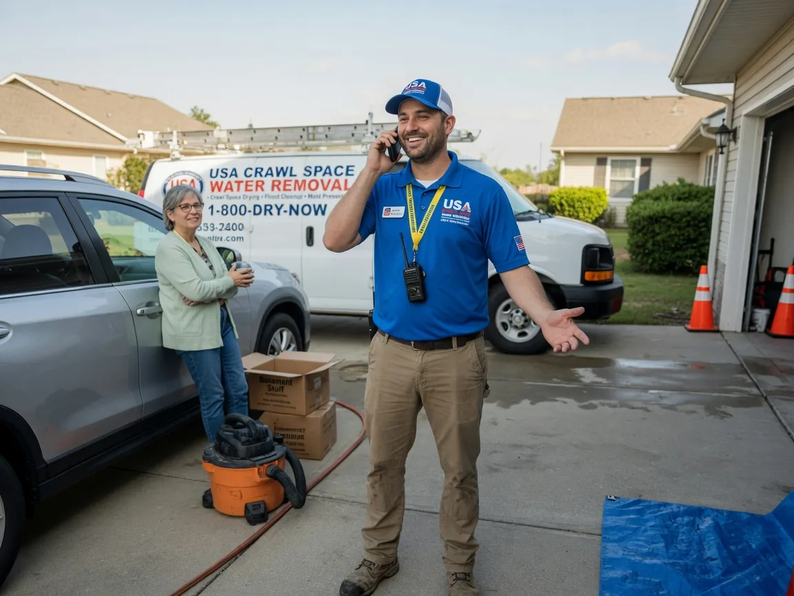 Crawl Space Water Removal Hubert, NC FAQs